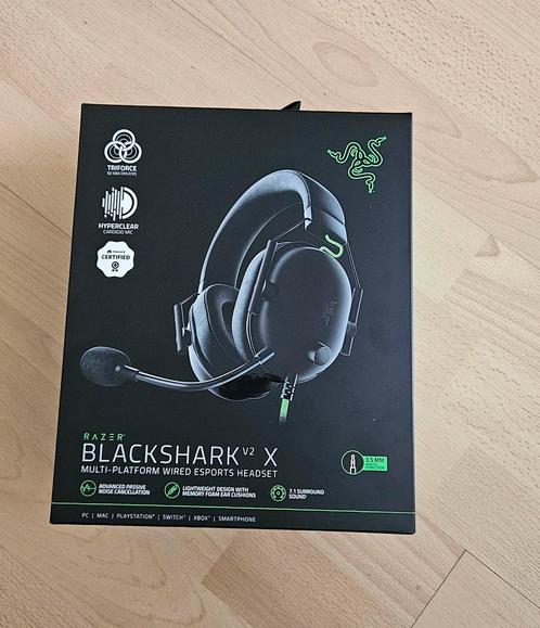 Razer Blackshark V2 X - Gaming Headset - Nieuw, Computers en Software, Headsets, Nieuw, Over-ear, Bedraad, Gaming headset, Inklapbare microfoon