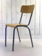 Industriële Plywood stoel, Ophalen, Gebruikt, Twee, Metaal