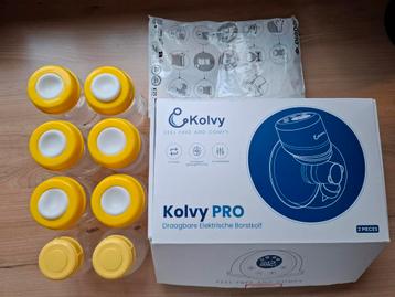 Kolvy Pro Dubbele Borstkolf  moedermelk bewaarzakjes medela beschikbaar voor biedingen