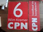 CPN Verkiezingsposters Wim Kremer - Handhaaf Koopkracht, Gebruikt, Rechthoekig Liggend, Ophalen of Verzenden, A1 t/m A3