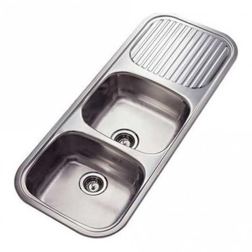 Reginox keuken spoelbak dubbel nieuw, Huis en Inrichting, Keuken | Keukenelementen, Nieuw, Minder dan 100 cm, 25 tot 50 cm, Ophalen