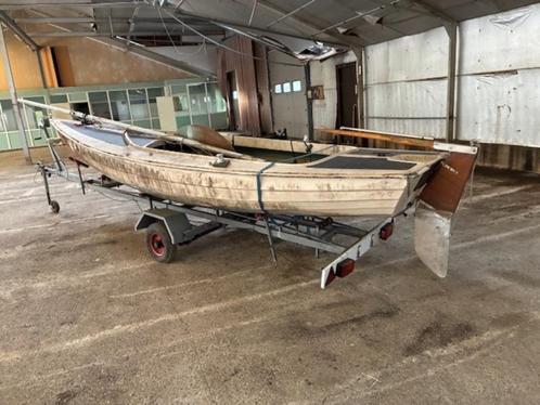 KLASSIEKE OSLO JOL ZEER ZELDZAAM, Watersport en Boten, Open zeilboten, Gebruikt, Overige typen, 3 tot 6 meter, Polyester, Geen motor