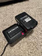 Hitachi UC 18YKSL Lader + 18V Accu Hikoki, Ophalen of Verzenden, Gebruikt, Minder dan 5 kVA, Overige typen