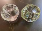 2x Kosta Boda Snowball waxinelichthouder-Design Ann Wärff, Ophalen of Verzenden