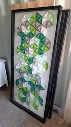 3D geometrische kunst, Ophalen, 125 cm of meer, Zo goed als nieuw, 75 cm of meer