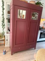 Brocante kledingkast, 50 tot 70 cm, 105 cm of meer, Ophalen of Verzenden, 100 cm of meer