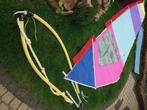 windsurf zeil met giek erbij  5sq mtr, Zeil, Gebruikt, Minder dan 5 m², Ophalen