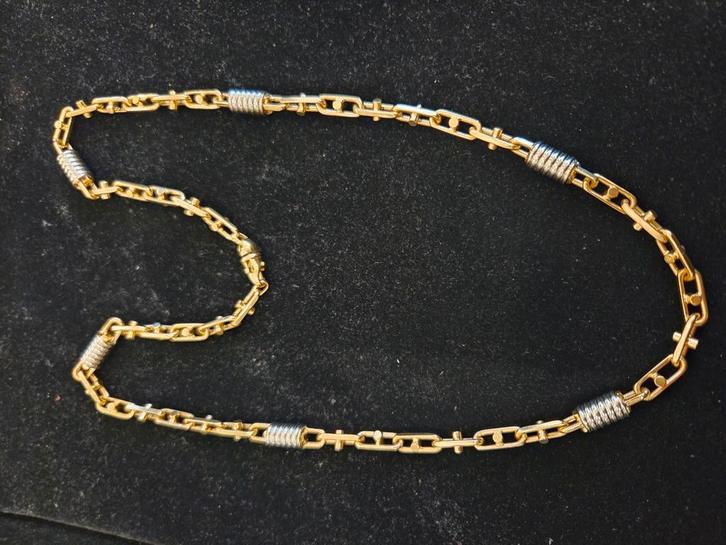 14 k gouden monte carlo ketting 78,7 gram 65 cm, Sieraden, Tassen en Uiterlijk, Kettingen, Nieuw, Goud, Goud, Ophalen of Verzenden