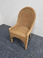 Rotan stoel / bijzetfauteuil, Ophalen, Gebruikt, Bruin, Riet of Rotan