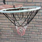 Basketbal ring en net,  diameter 45 cm, Sport en Fitness, Ophalen of Verzenden, Zo goed als nieuw, Ring, Bord of Paal