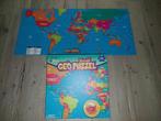 Wereld puzzel/ leeftijd 4 tot 7 jaar, Ophalen of Verzenden, Meer dan 50 stukjes, Gebruikt, 4 tot 6 jaar
