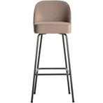 Barkruk Vogue Nougat 80 cm - BePureHome - 50%, Ophalen, Met voetsteun, 60 tot 90 cm, Nieuw