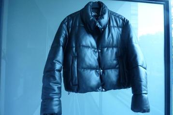 ZARA PU leren puffer jack maat L  beschikbaar voor biedingen