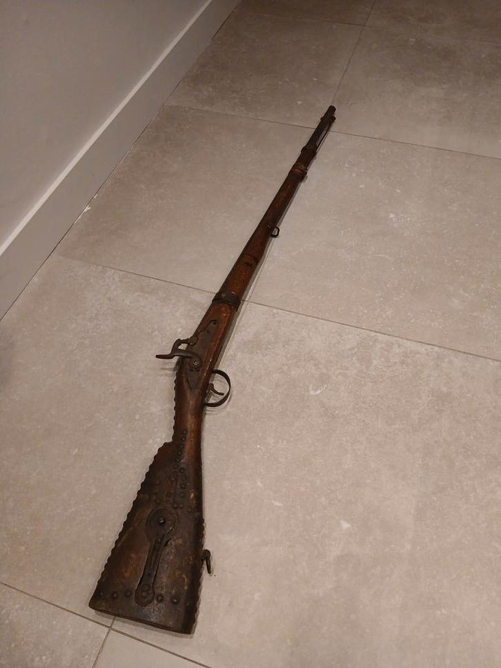 Prachtig antiek musket, Antiek en Kunst, Antiek | Overige Antiek, Ophalen