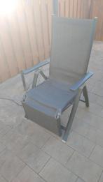 Verstelbare aluminium tuinstoelen met netweefsel - Set van 2, Ophalen, Zo goed als nieuw, Aluminium, Verstelbaar