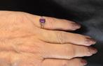 Gouden Vintage ring edelsteen amethist en diamant.2025/729., Sieraden, Tassen en Uiterlijk, Antieke sieraden, Ophalen of Verzenden
