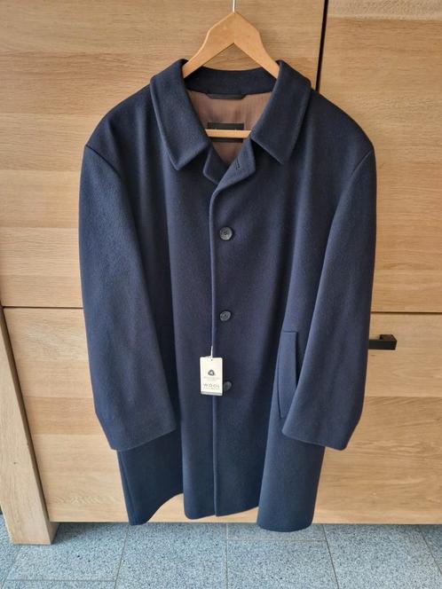 Nieuwe herenmantel Bugatti- 100% virgin wool- donkerblauw, Kleding | Heren, Jassen | Winter, Nieuw, Maat 48/50 (M), Blauw, Ophalen of Verzenden