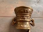 Antieke Bronzen Vijzel met Stamper, Ophalen of Verzenden, Brons