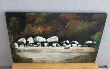 Hunebed schilderij - Zo goed als nieuw! beschikbaar voor biedingen