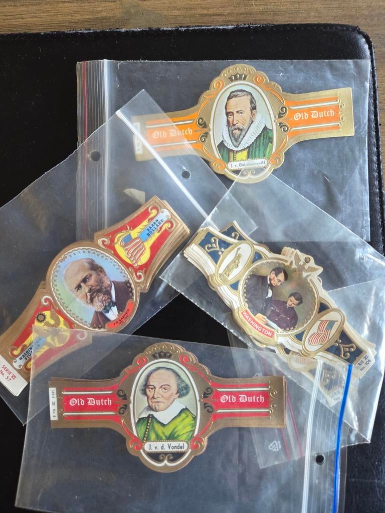 Oude Old Dutch sigarenbandjes - diverse edities lotje 2, Verzamelen, Ophalen of Verzenden, Gebruikt