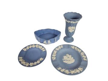 Wedgwood - Blue Jasperware - Lotje (4) - Engeland  beschikbaar voor biedingen