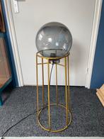 Sissy Boy Vloerlamp Rookglas Goud, Ophalen, Zo goed als nieuw, Glas, Minder dan 100 cm