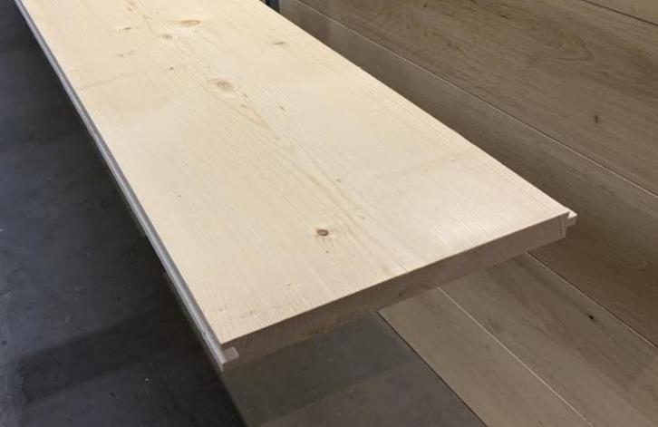Ouderwetse vuren vloerplanken GG 25x280mm, Doe-het-zelf en Verbouw, Hout en Planken, Nieuw, Plank, Vuren, 300 cm of meer, Minder dan 25 mm