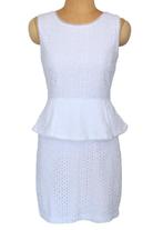 BCBG jurkje, sexy jurk, wit, Mt. XS, Verzenden, Zo goed als nieuw, Maat 34 (XS) of kleiner, Boven de knie