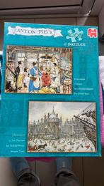 2x puzzel van Anton Pieck 1000 stukjes, Ophalen of Verzenden, 500 t/m 1500 stukjes, Gebruikt, Legpuzzel
