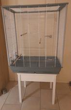 Vogelkooi zoolux neolife xl wit/grijs, Dieren en Toebehoren, Ophalen, Gebruikt, Metaal, Vogelkooi