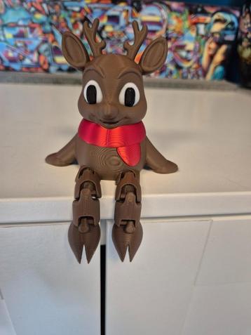Te Koop: Rudolf het Rendier met Flexibele Benen! beschikbaar voor biedingen