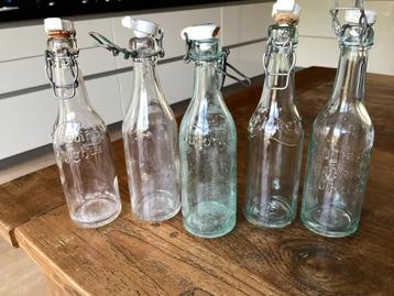 Antieke beugel Bierflesjes Tuborg & Carlsberg beschikbaar voor biedingen