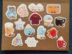 15 jellycat winter thema stickers, Ophalen of Verzenden, Nieuw