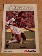 Spelerskaart Ruud Gullit AC Milan Lotto reclamekaart, Ophalen of Verzenden, Plaatje