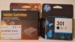 HP 301 Cartridges - Kleur & Zwart - Nieuw!, Computers en Software, Printerbenodigdheden, Ophalen of Verzenden, Nieuw
