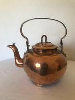 Oude Antieke Appelketel Oud Antiek Koper Appel Ketel op Voet, Antiek en Kunst, Antiek | Koper en Brons, Ophalen of Verzenden, Koper