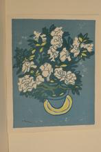 JAN VAN KEULEN AZALEA Mooie Litho Schildersprent 1947 SP17, Verzenden