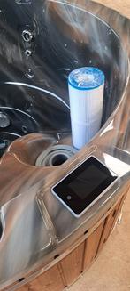 Hottub hybride (hout en elektrisch) 200 cm, 24 jets, 11 LED, Tuin en Terras, Bubbelbaden en Hottubs, Ophalen, Nieuw, Wellnessandgarden