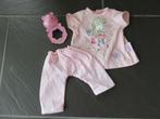 Baby born kleding 2delig zomer setje met rammelaar., Ophalen of Verzenden, Gebruikt, Overige typen