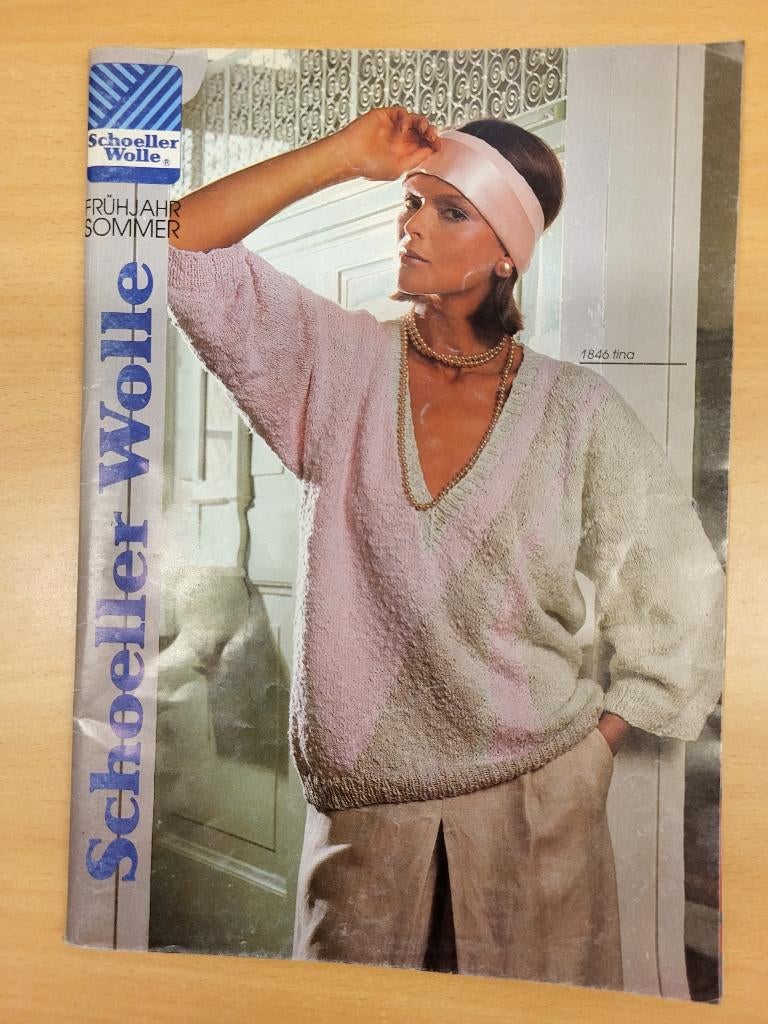 Schoeller wolle.                  Fruhjahr / sommer., Verzamelen, Ophalen of Verzenden, 1980 tot heden, Nederland, Tijdschrift