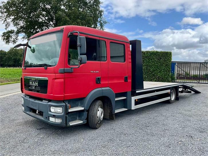 2010 MAN TGL 8.220 oprijwagen depanneur, Auto's, Vrachtwagens, Bedrijf, MAN, Overige brandstoffen, Euro 5