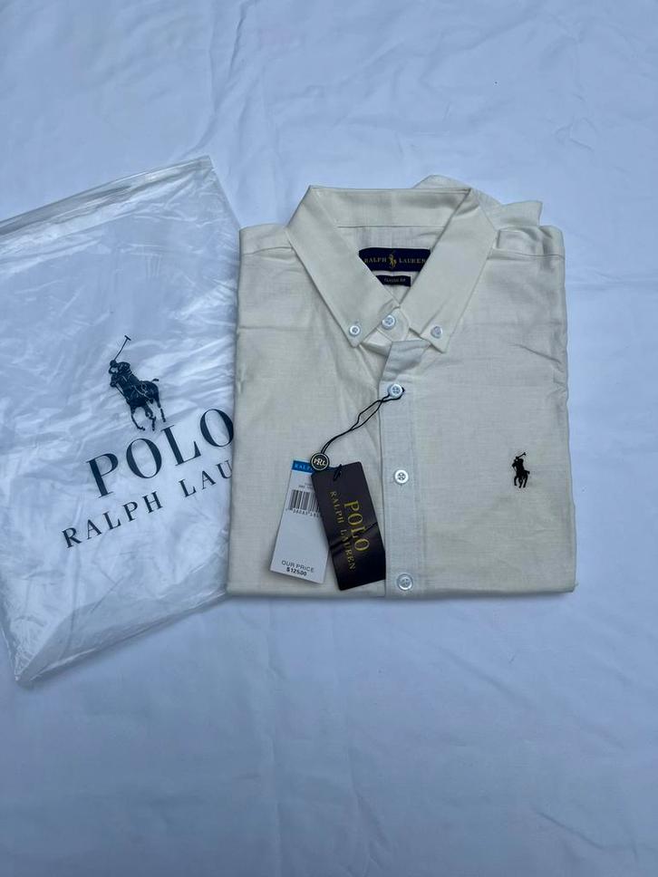 Ralph Lauren overhemd, Kleding | Heren, Overhemden, Zo goed als nieuw, Wit, Ophalen of Verzenden