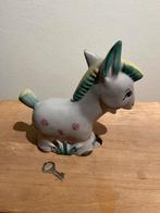 Spaarpot met sleutel, Ophalen of Verzenden, Gebruikt, Steen, Aardewerk of Keramiek, Dier