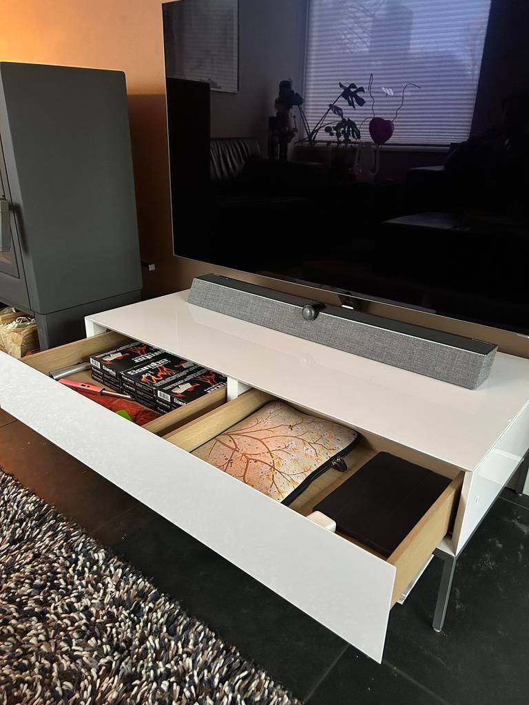 Pastoe Vision Dressoir glans wit, Huis en Inrichting, Kasten | Televisiemeubels, Gebruikt, Minder dan 100 cm, 150 tot 200 cm, 25 tot 50 cm