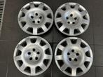 Set 16” Saab velgen met originele wieldoppen, 205 mm, Velg(en), 16 inch, Gebruikt