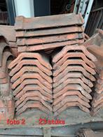 Nokpannen, nokvorsten, gevelpannen, Doe-het-zelf en Verbouw, Dakpannen en Dakbedekking, Ophalen, Gebruikt, Steen of Klei, 15 m² of meer
