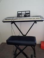 Keyboard met standaard en kruk, Muziek en Instrumenten, Keyboards, Met standaard, Ophalen, Overige merken, 61 toetsen
