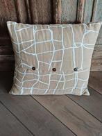 Sierkussen Jute, Huis en Inrichting, Woonaccessoires | Kussens, Ophalen of Verzenden, Zo goed als nieuw, Vierkant