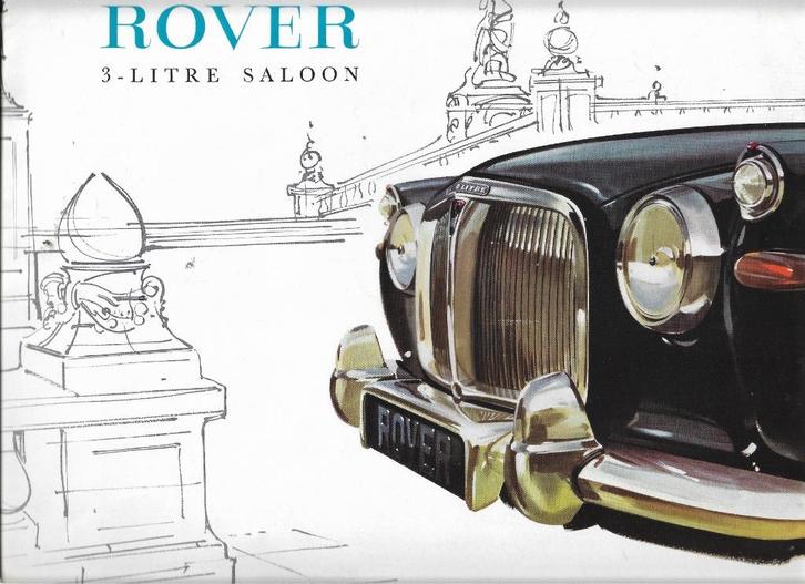 Brochure ROVER 3-Liter Saloon, 1977 (NL)., Boeken, Auto's | Folders en Tijdschriften, Zo goed als nieuw, Overige merken, Ophalen of Verzenden