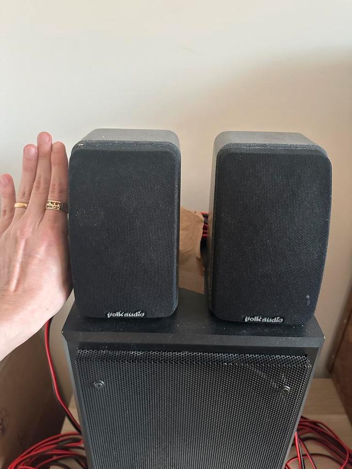 Polk Audio RM Series II + Teufel M800 Subwoofer, Audio, Tv en Foto, Luidsprekers, Gebruikt, Overige typen, Overige merken, Ophalen